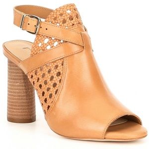 Antonio Melani LENNA WOVEN LEATHER SHOOTIES ACACIA/TAN - size 6.5